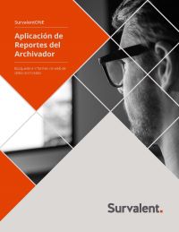 Archiver Reporting Cover page