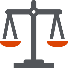 Balance demand and supply icon